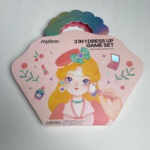 MiDeer 3-in-1 Dress Up Game Set Princess Makeup Kit Girls Creative Toys‎